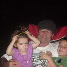 PopPop and his babies.Daniel and Sophia.He loved his Grandbabies so much.