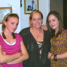 my sister in the midle with two of her lovely daughters,x