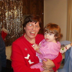 Christmas 2003 Grandma and Gabie