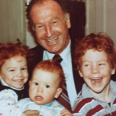 Grandfather, Josie, Briana and Cash circa 1982