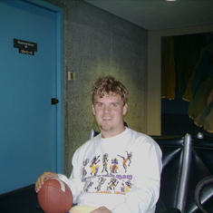 Josh loved playing football