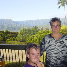 Josh and Linda in Hawaii