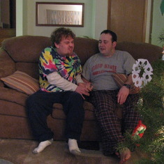 Wrestling with Nate on Christmas