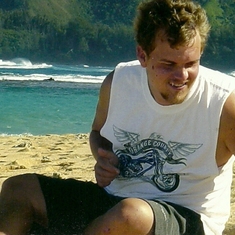 One of my favorite pictures of Josh, in Hawaii