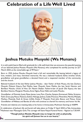 Joshua Mutuku Musyoki