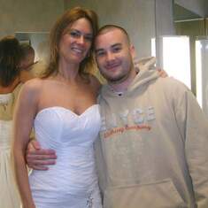 He was such a gentleman this day we went looking for my wedding dress. We had so much fun