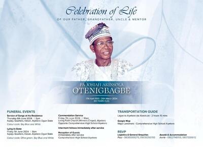 Pa Josiah Akinsola Otenigbagbe
