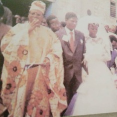 PASTOR J.B OROGUN, MY GRANDPA WAS THERE AT OUR WEDDING.IT WAS A SOCIETY WEDDING