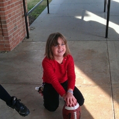 Josie and football