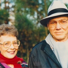 Mom & Fred when they lived in The Woodlands