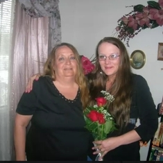 My mommy and i on my wedding day