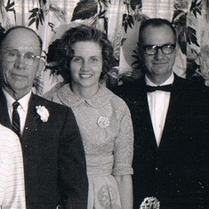 Sept 1 1965 Mom & Dad (Flora & Hugh Murphy) 50th Wedding Anniversary with Joyce Armstrong & HT Murphy