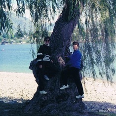 May 1996 Joyce & Ronelle at Lake Chelan WA