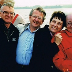 July 1997 Viggo & Stan Joyce & Lois sailing on Loch Lomond