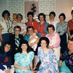 1979 Music Teachers - Back: Doris Rowe, Sheila Giesler, ​Mary Moore, mom, Marilyn Vinje, ?, Sue Ulrich, Mary Steffes.  Seated:  Evelyn McKenna, June Werner & Lucille Chesbro.  In front:  Judy O'Dell, Marilyn Rapagnani, Judy Rude (now Riesenberg, at her ho