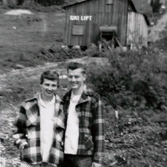 July 3, 1955 Joyce & Ronnie at Big Mountain