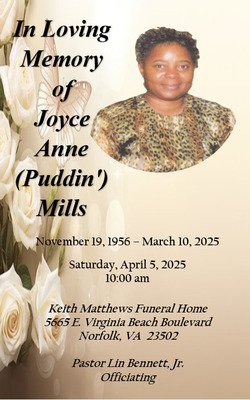 Joyce Anne Mills