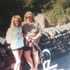 Jennifer Joyce & Cleo Minnehaha Falls 1986