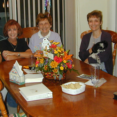 Bill, Judy, Clara, Joyce with Cookie & Young Bill. October 15, 1999