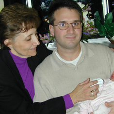 Joyce, Eric and Joyce's grand-daughter, Madison. November 14, 2001 - Severn, MD