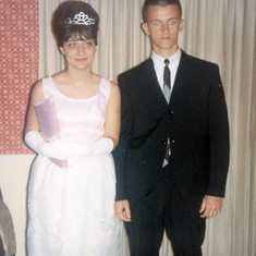 Joyce's Junior Prom, with Larry - 1965