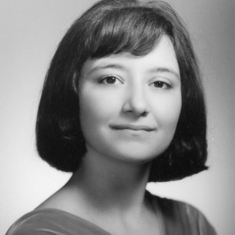 Joyce's high school graduation photo - 1966