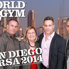 2014-03-013, IHRSA San Diego_IMG_20131665, Marcus, Joyce, Guy, Leo