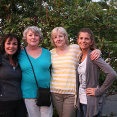 2013-Sistas heading home from Seattle (Carole, Joyce, Carolyn, Susan)