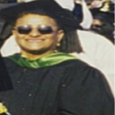 Professor Williams at student graduation
