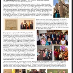 Wellesley College Spanish Dept newsletter