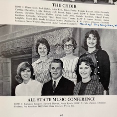 Joy in high school choir