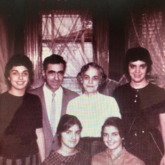 Joy's nuclear family: Sarkis, Aznive, Joy, Josh, Sally, Margaret