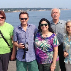 Susan, Ivar, Joy, Don, & Ana B. In Rockport MA.