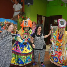 Joy dancing in Panama,