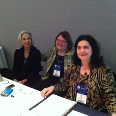 Ana B, Susan, and Joy at launch of the first edition of Caminos.