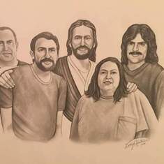 Left to right..Terry, Todd, Jesus, JoyLynn, Vicktor