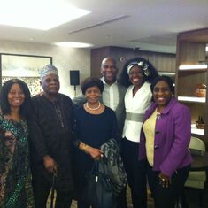 Remembering dear Joy on the anniversary of her passing. Here with the Okoye family & Judges' Verin 