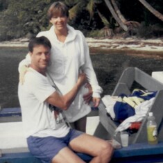 Peggy and John in Belize