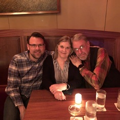 A memorable dinner I had with John and Peggy in Seattle when I was visiting for work ❤️