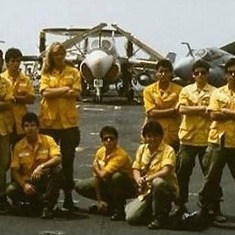 1991-At USS Dwight D. Eisenhower CVN 69- La Guaira,Venezuela