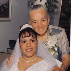 Me & Grandma on my wedding day