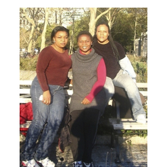 Charlie's Angels - Myself, Vivian Molokwu and Juanita - Battery Park, New York City, 2006