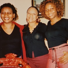 When we rediscovered ourselves in London sometime in the mid 90s - Toyin, myself and Juanny