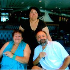 Terry, Juanita and Roger - 2009 Cruise