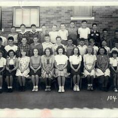 Juanita 6th grade class (bottom row 5 from left)