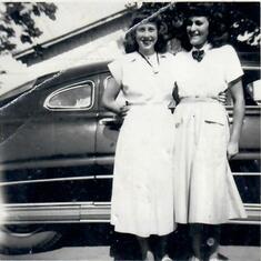 July 4, 1953 - Freda and Juanita