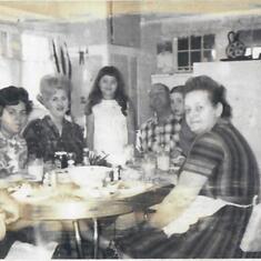 Doyle, Juanita, Joanne, Terry, Cecil, Jim and Helen