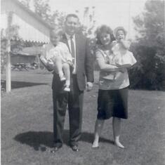 Doyle, Roger, Juanita, Terry, Easter 1960