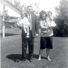 Doyle, Juanita, Roger and Terry, - Easter 1960