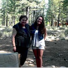 Grandma and Emily Lake Tahoe